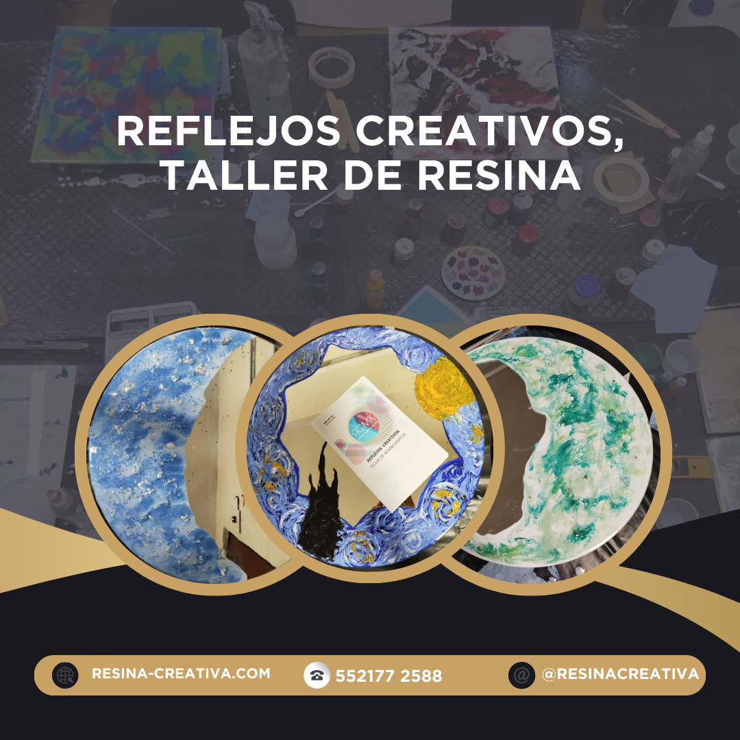 Reflejos Creativos, Taller de resina epóxica